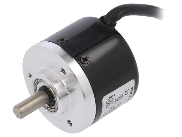 Encoder: incrementeel; Uvoed: 5VDC; 3600pulsen/omwenteling; IP50 Encoder: incrementeel; Uvoed: 5VDC; 3600pulsen/omwenteling; IP50